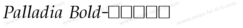 Palladia Bold字体转换